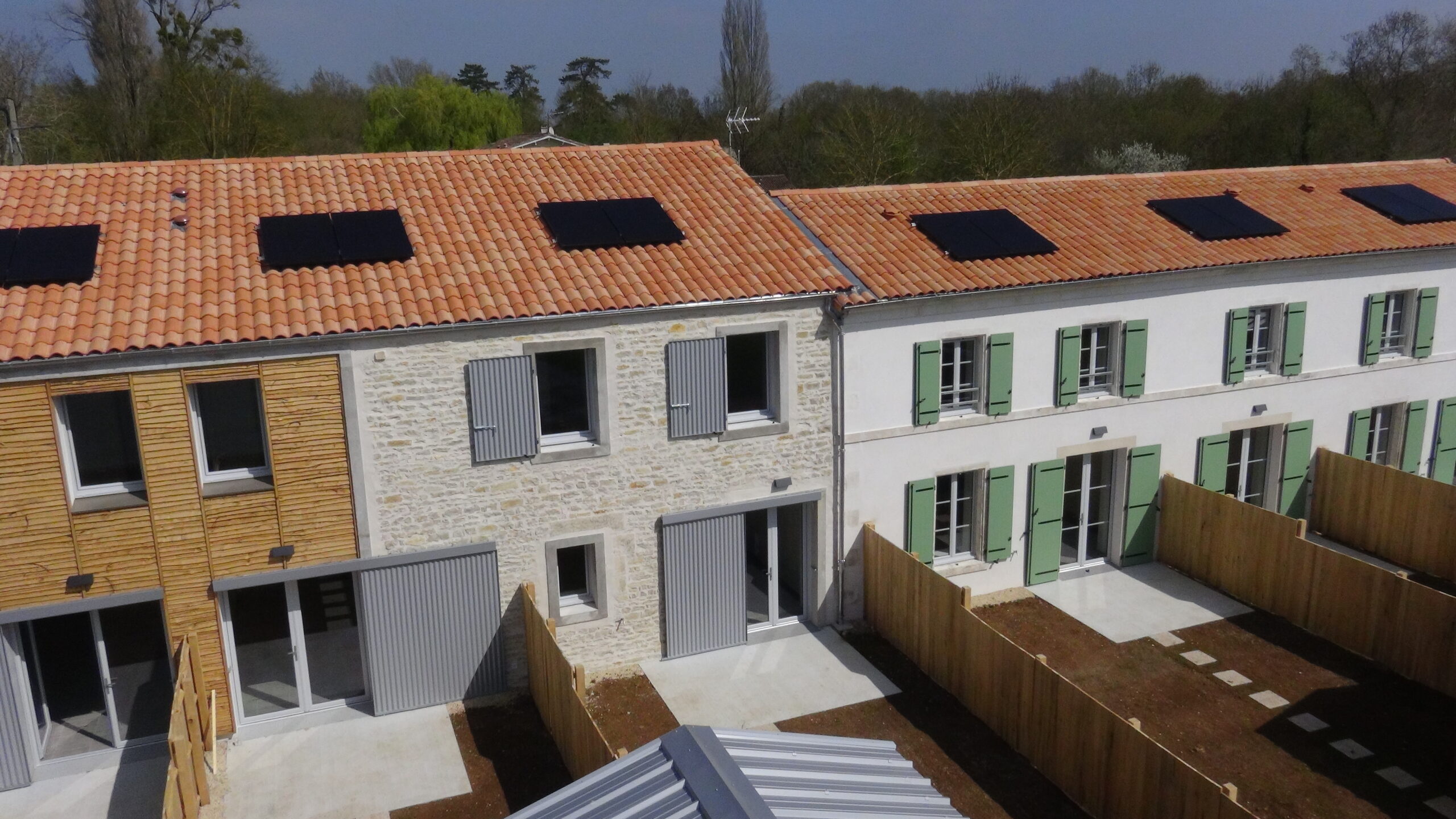 St Georges de Rex, 3F 8 Logements , Agence Laurent Guillon Architectes, Marans (17)