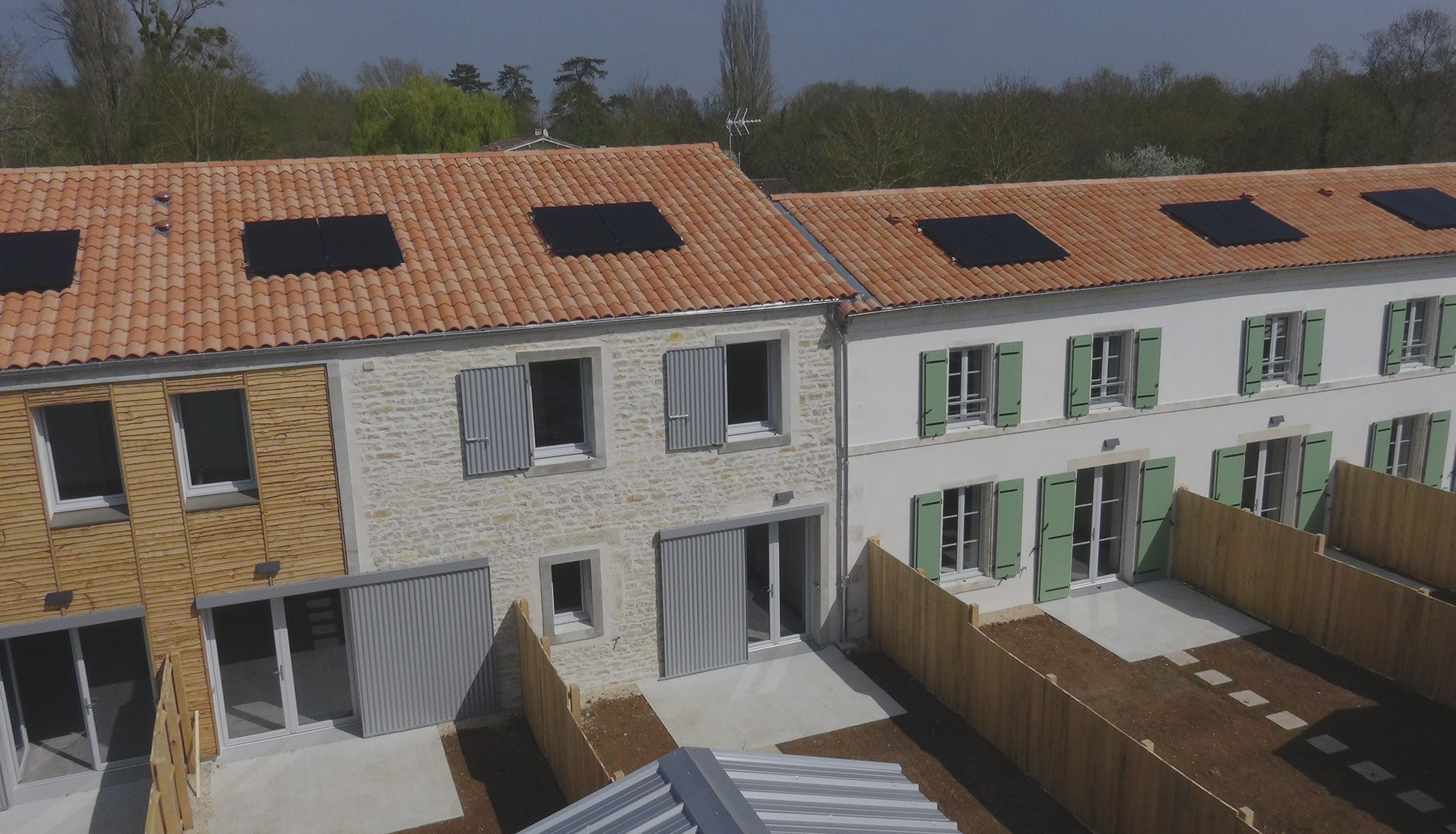 St Georges de Rex, 3F 8 Logements , Agence Laurent Guillon Architectes, Marans (17)